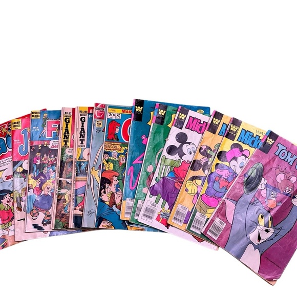 Vintage 1970s/80s comic book bundle set of 13 - Picture 1 of 7